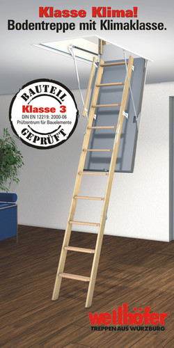 Abbildung: Wellhöfer Flyer Bodentreppen mit Klimaklasse