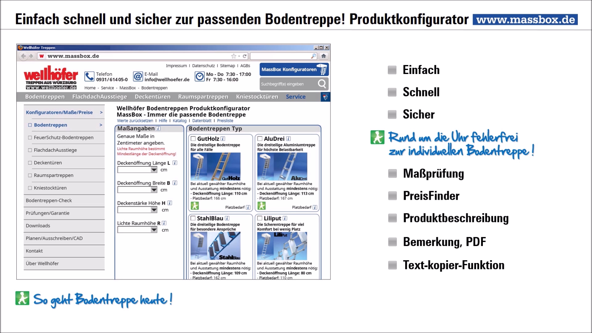 MassBox Bodentreppen Videoanleitung